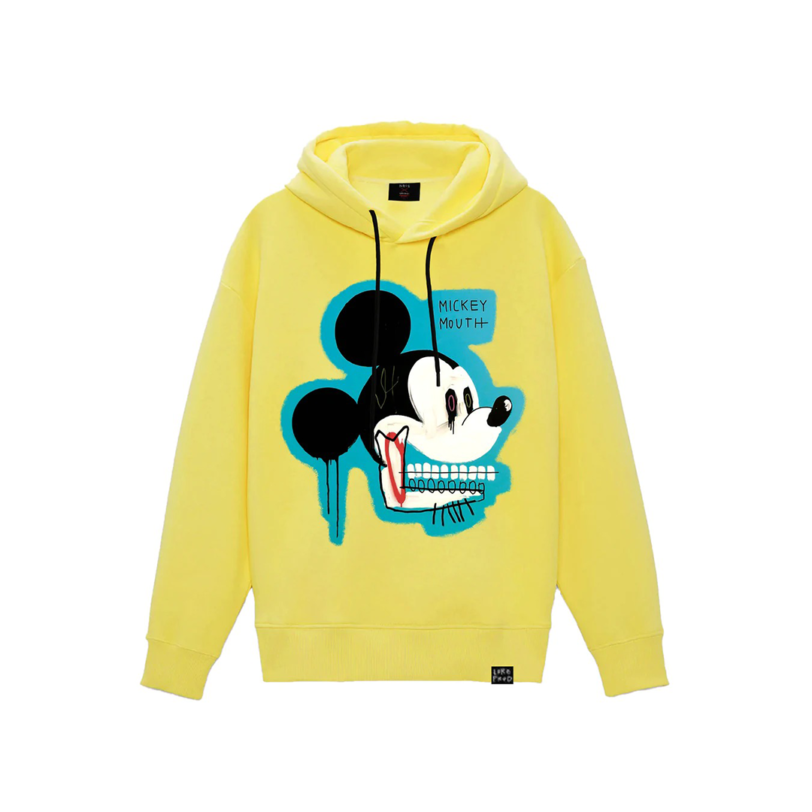 Felpa Topolino Mickey Mouse Nais Design Streetwear Hoodie