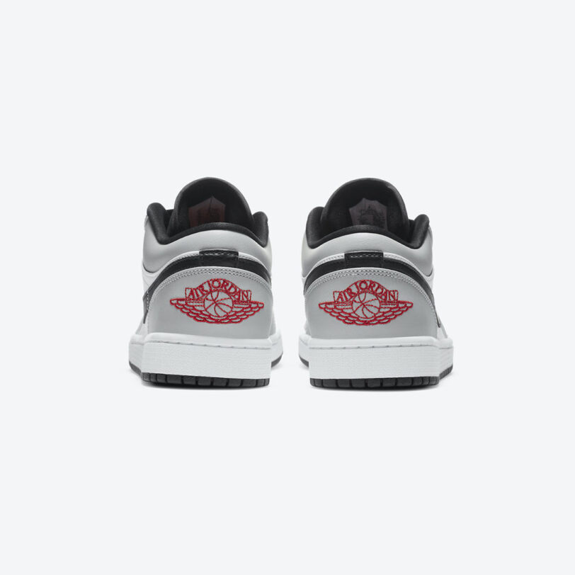 Air Jordan 1 Low Smoke Grey GS Bellissime Sneakers di Tendenza Grigie e Bianche