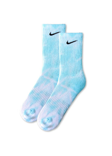 Calzini Socks Nike Tie Dye Colorati Azzurri