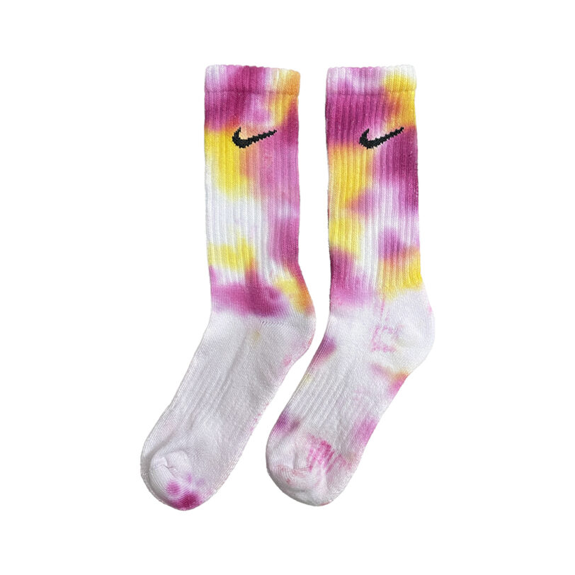 Calzini Nike Socks TieDye Colorati Mik Store Fucsia Gialli