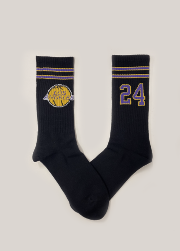 Calzini Los Angeles Lakers 24 Kobe Bryant Socks