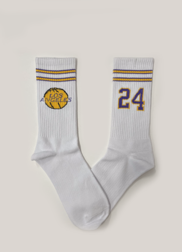Calzini Los Angeles Lakers 24 Kobe Bryant Socks