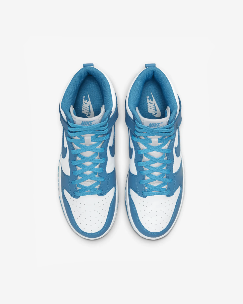 Sneakers Scarpe Nike Dunk High Retro Laser Blue-White Originali