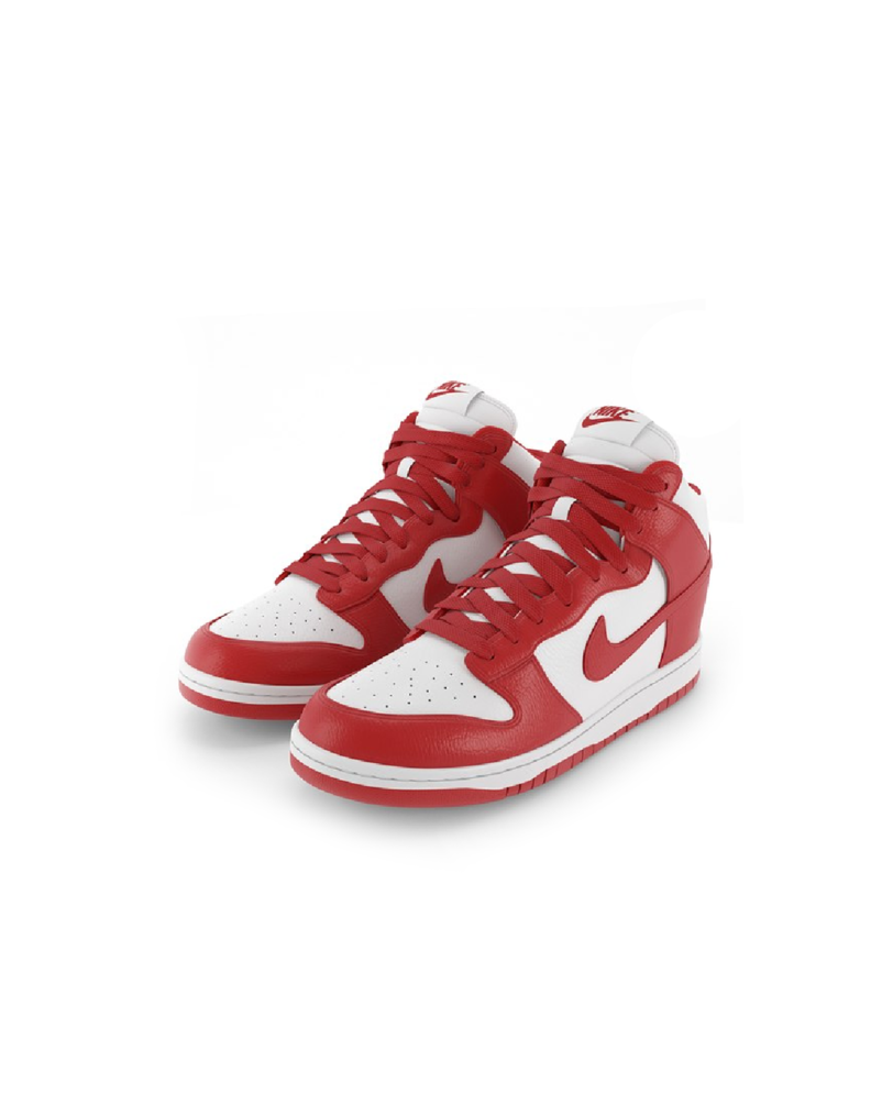 Sneakers Scarpe Nike Dunk High (GS) - University Red